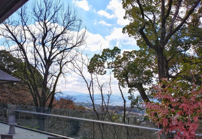 竈門神社-展望台からの眺め