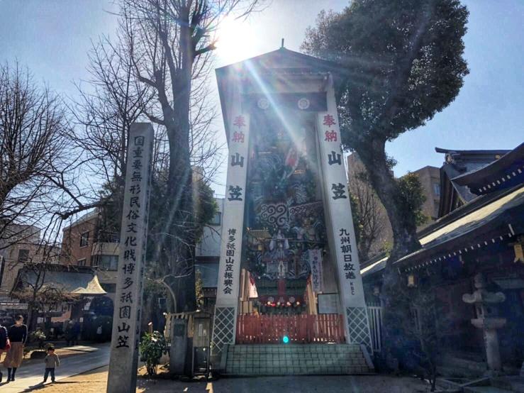 櫛田神社-飾り山笠