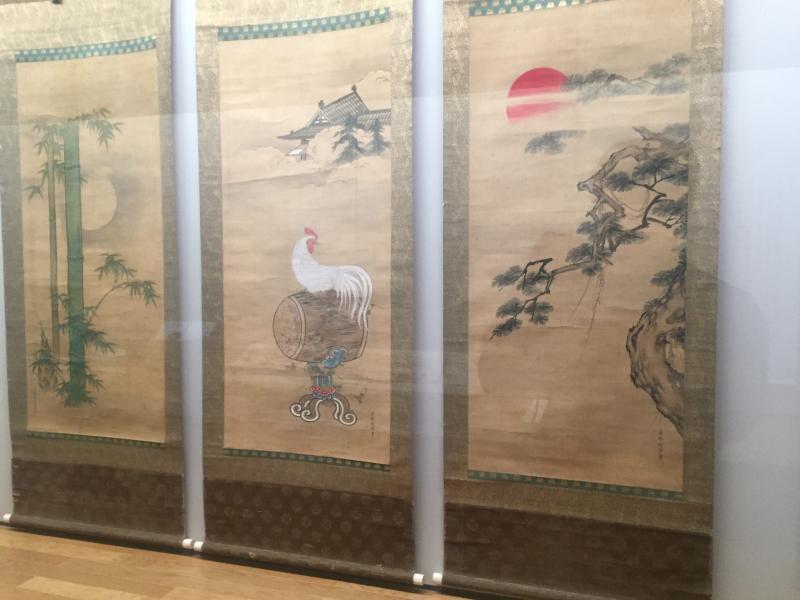 柳川藩主立花邸（御花）-立花家は掛け軸なども収集していた