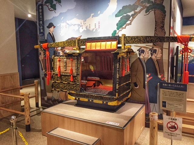 小倉城-参勤交代を体験。籠に揺られて江戸を目指します