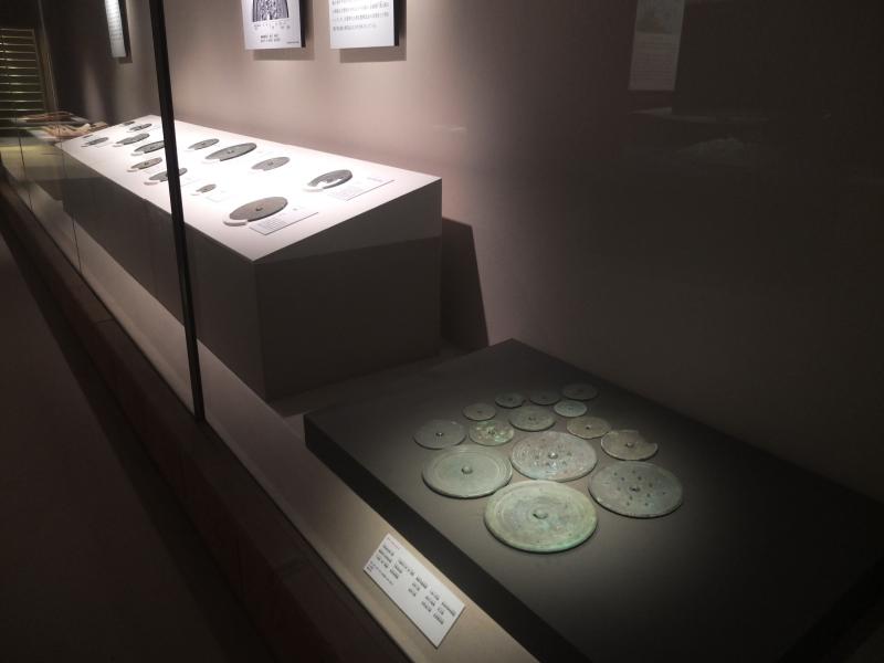宗像大社-神宝館の銅鏡コーナー