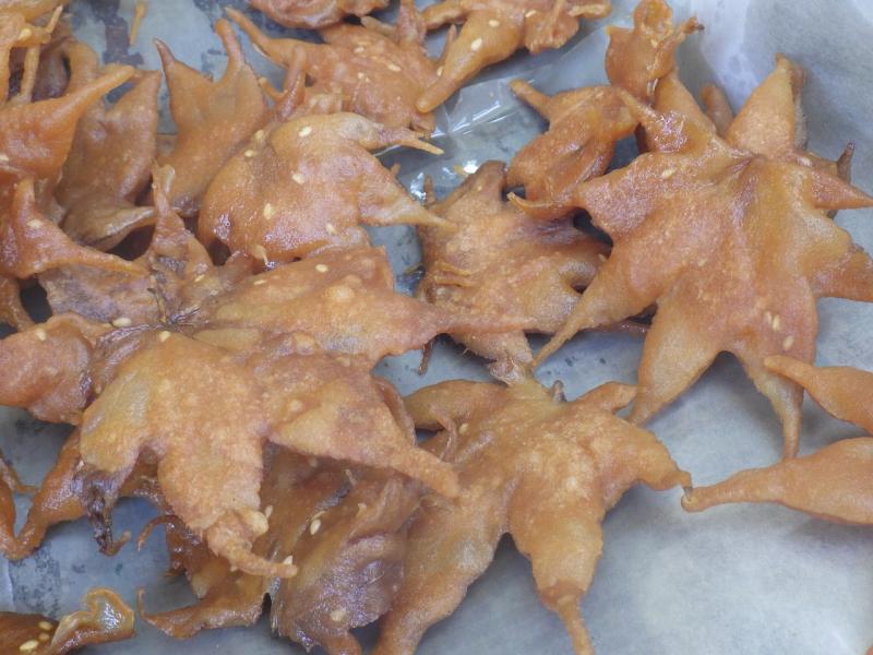 サクサクしておいしい、もみじの天ぷら