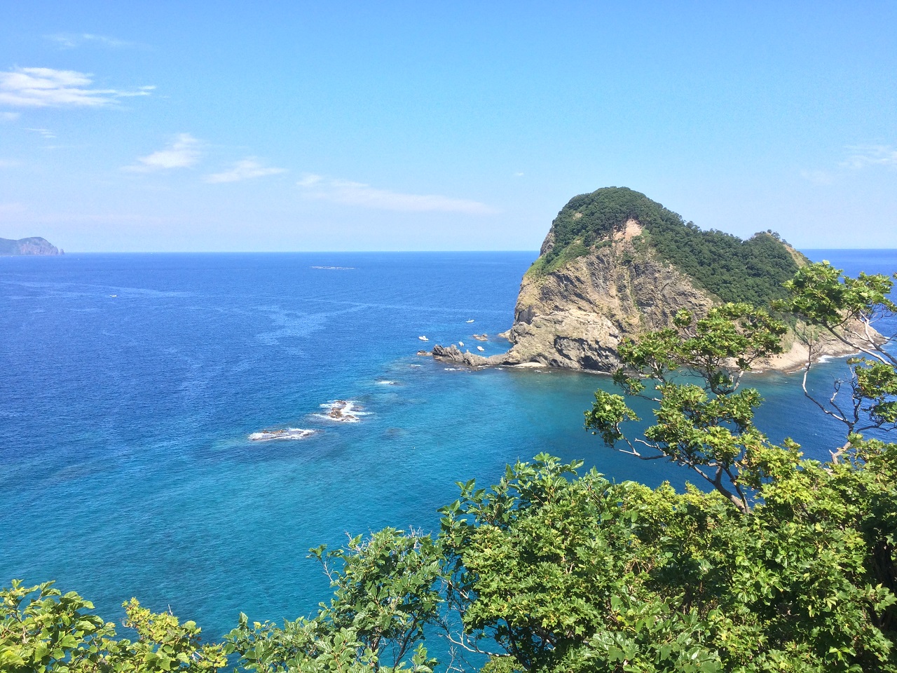 これが神威岬からの積丹ブルー!めちゃくちゃ美しい!