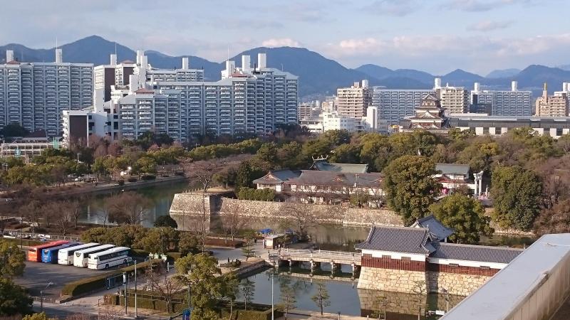 広島城遠景