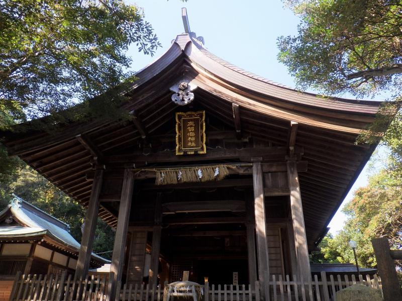 志賀島-志賀海神社。旅の安全も祈願しましょう