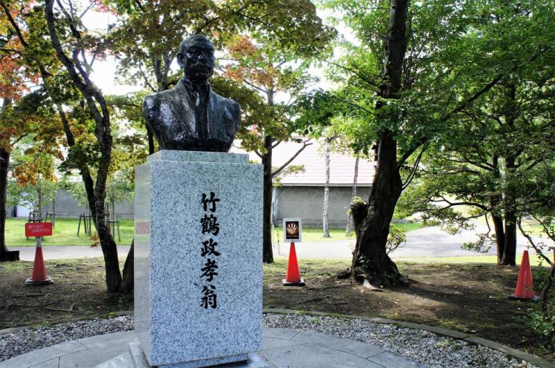 1959年7月に建立された竹鶴政孝の胸像