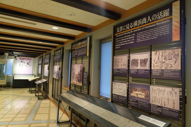 2階展示室では明治以降の横浜について紹介