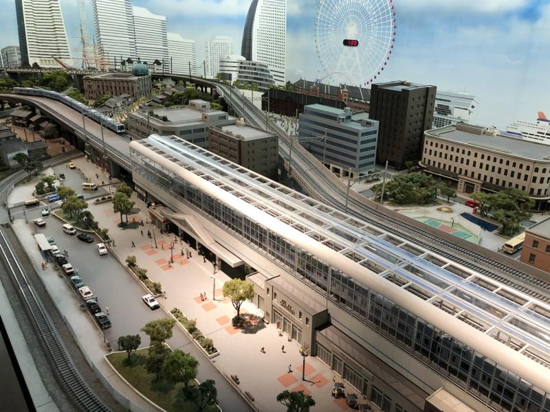 今昔を再現したHOゲージのレイアウト、横浜ジオラマ