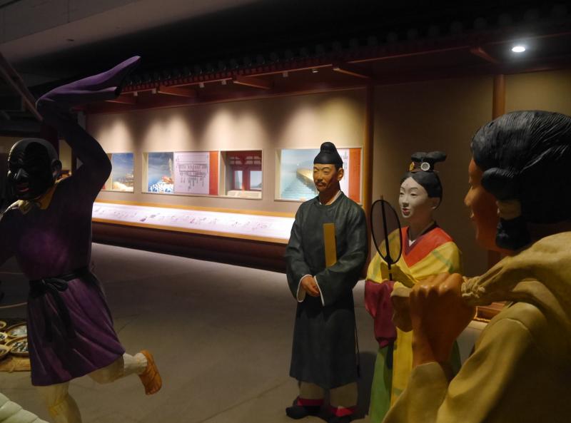 万葉の世界を再現した一般展示室