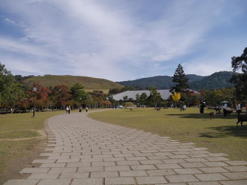 浮雲園地は奈良県の公会堂、奈良春日野国際フォーラム甍へもつながる