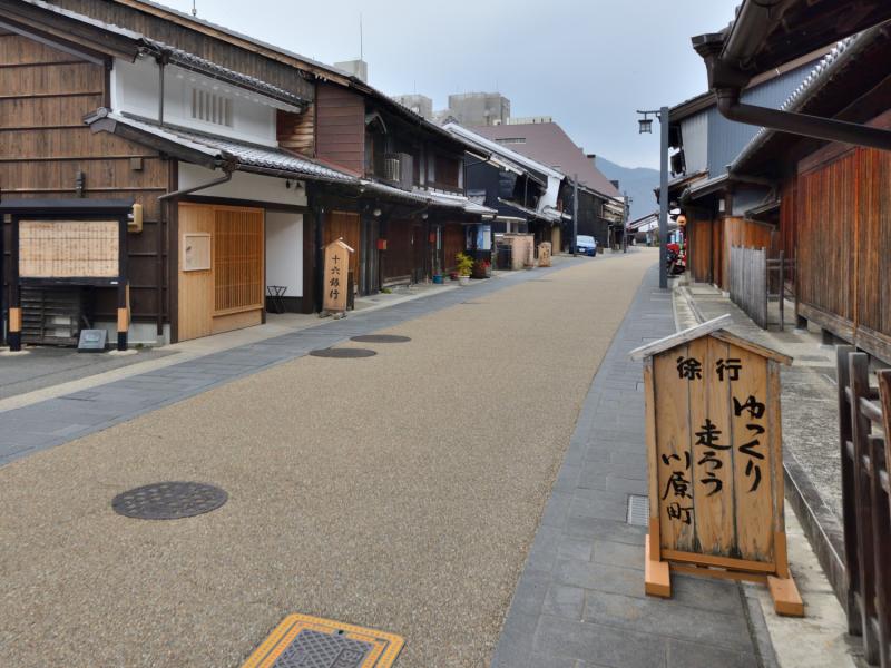 着物や浴衣が似合う町並み