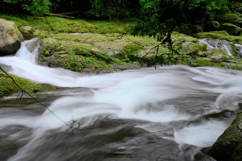 勢いに圧倒される四十三万滝