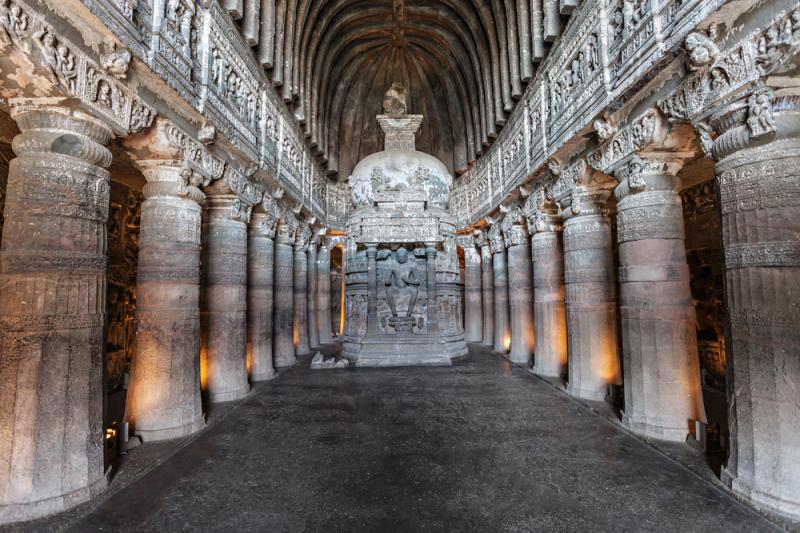 インド_アジャンター石窟群_遊び・体験_2