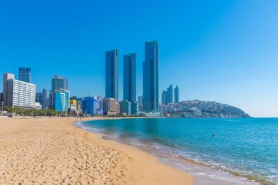 韓国_海雲台海水浴場_遊び・体験_1